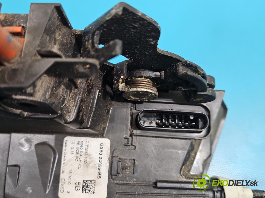 Jaguar XF II X260 2015- 3.0 V6 340KM: automatic 250 kW 2995 cm3 4- zámok zadné ľavý GX63-24995-BB