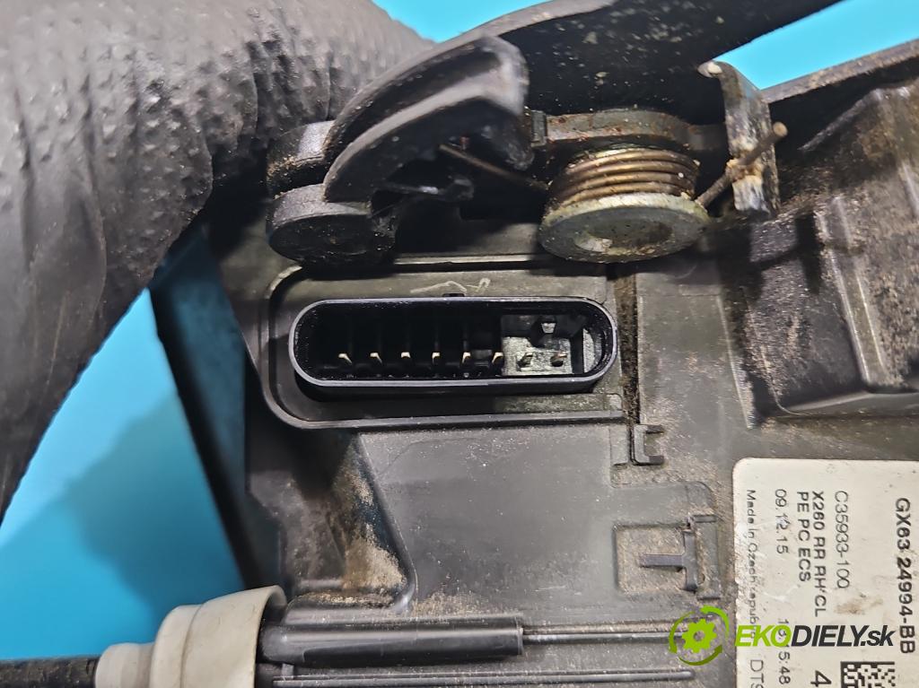 Jaguar XF II X260 2015- 3.0 V6 340KM automatic 250 kW 2995 cm3 4- zámek zadní pravý GX6324994-BB