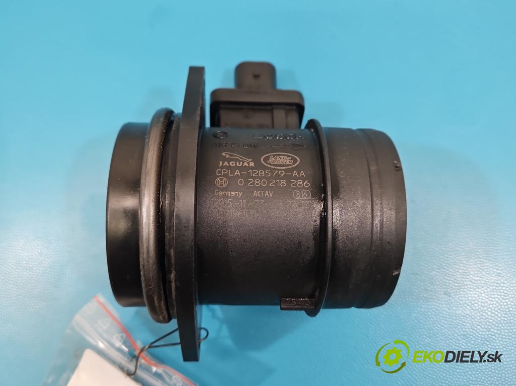 Jaguar XF II X260 2015- 3.0 V6 340KM: automatic 250 kW 2995 cm3 4- průtokoměr: 0280218286 (Váha vzduchu)