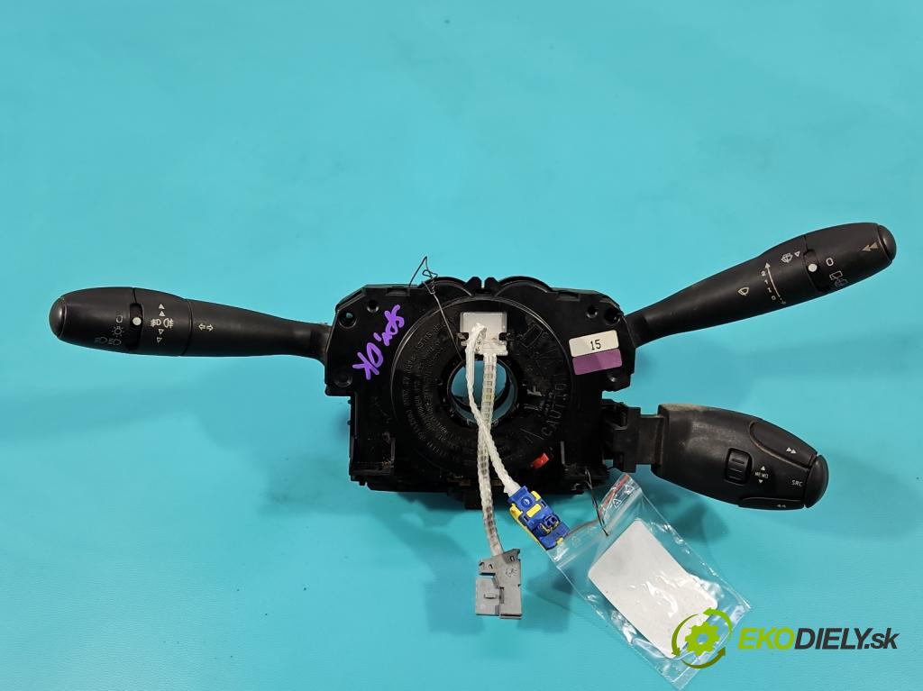 Peugeot 307 1.6 hdi 90 HP manual 66.2 kW 1560 cm3 5- prepínač komplex: 96628729XT (Prepínacie páčky pod volantom)