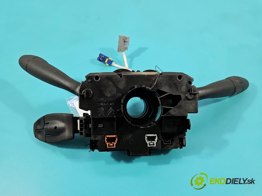Peugeot 307 1.6 hdi 90 hp manual 66.2 kW 1560 cm3 5- Přepínač sdružený 96628729XT (Páčky pod volantem)