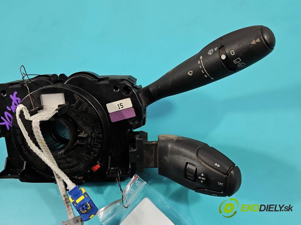 Peugeot 307 1.6 hdi 90 hp manual 66.2 kW 1560 cm3 5- Přepínač sdružený 96628729XT (Páčky pod volantem)