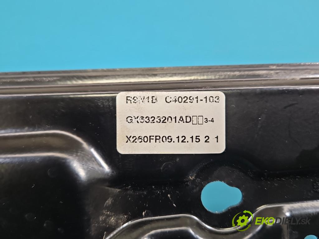 Jaguar XF II X260 2015- 3.0 V6 340KM: automatic 250 kW 2995 cm3 4- mechanizmus okna predné ľavý GX6323201AD