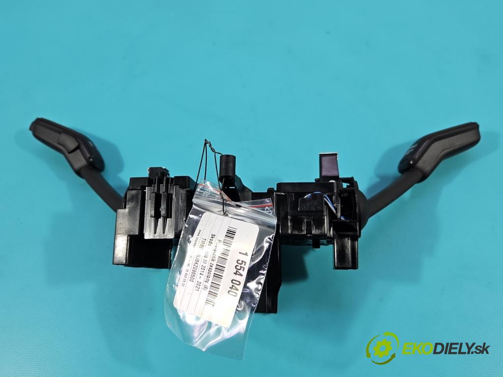 Skoda Fabia III 2014- 2021 1.0 TSI 95 hp manual 70 kW 999 cm3 5- Přepínač sdružený 2Q0953502AB (Páčky pod volantem)