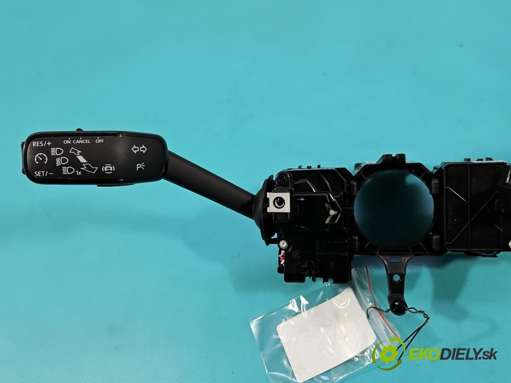 Skoda Fabia III 2014- 2021 1.0 TSI 95 hp manual 70 kW 999 cm3 5- Přepínač sdružený 2Q0953502AB (Páčky pod volantem)