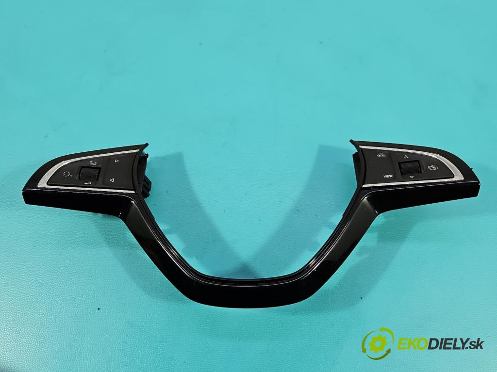 Skoda Fabia III 2014- 2021 1.0 TSI 95 HP manual 70 kW 999 cm3 5- prepínač multifunkční: řízení: 3V0919719E (Prepínacie páčky pod volantom)