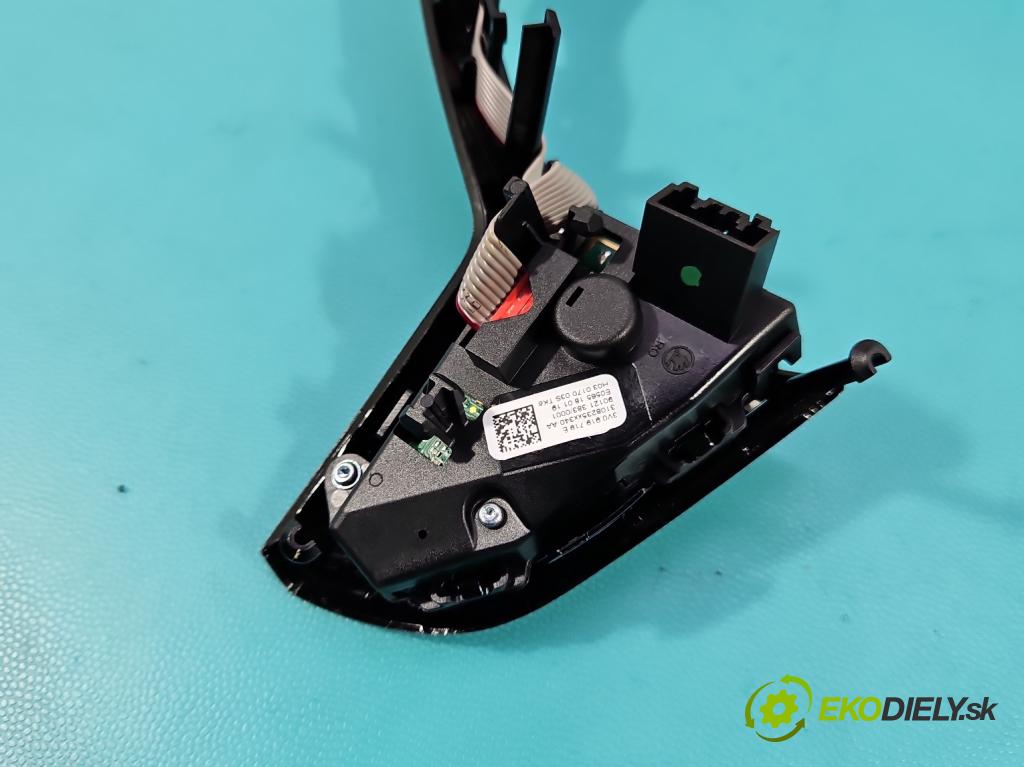 Skoda Fabia III 2014- 2021 1.0 TSI 95 HP manual 70 kW 999 cm3 5- prepínač multifunkční: řízení: 3V0919719E (Prepínacie páčky pod volantom)