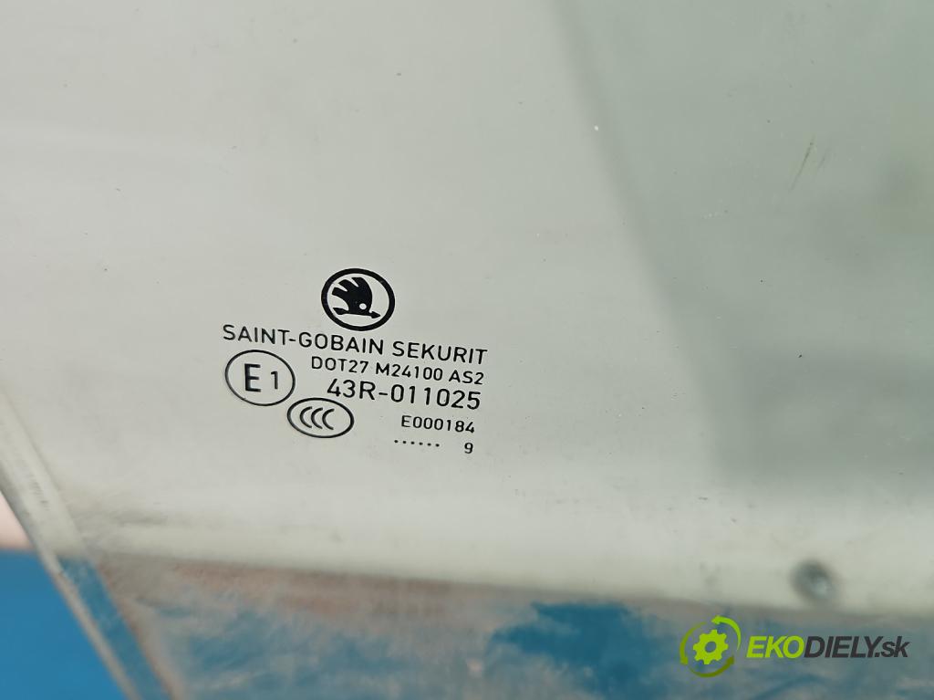 Skoda Fabia III 2014- 2021 1.0 TSI 95 HP manual 70 kW 999 cm3 5- sklo dvere predné pravé