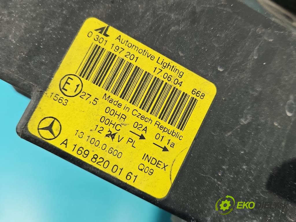 Mercedes A W169 2004-2012 2.0 cdi 140 HP manual 103 kW 1991 cm3 5- Reflektor: ľavý 301197201 (Kľučka dverí ostatné)