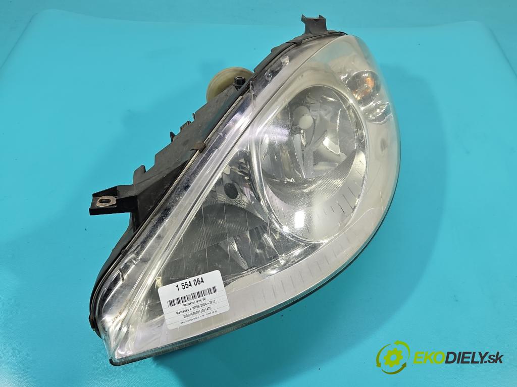 Mercedes A W169 2004-2012 2.0 cdi 140 hp manual 103 kW 1991 cm3 5- světlo levý 301197201 (Klika dveří ostatní)