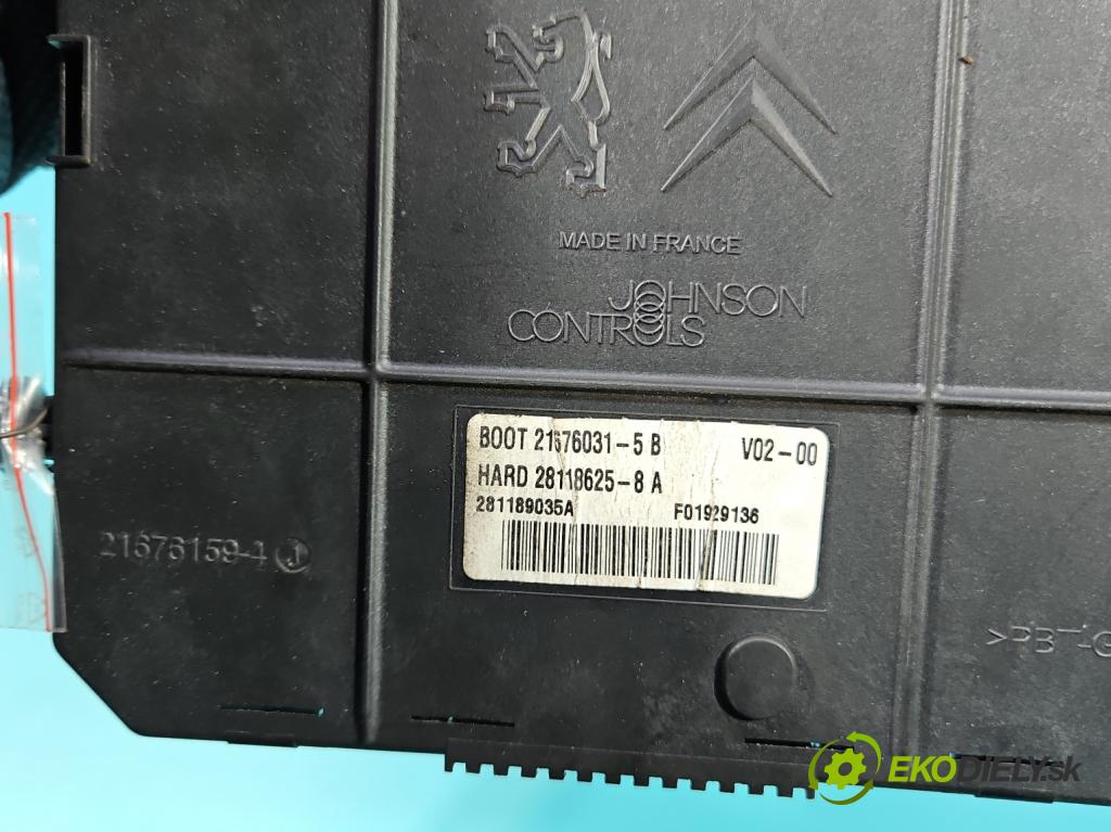 Peugeot 307 1.6 hdi 90 HP manual 66.2 kW 1560 cm3 5- riadiaca jednotka ostatné 9663510280