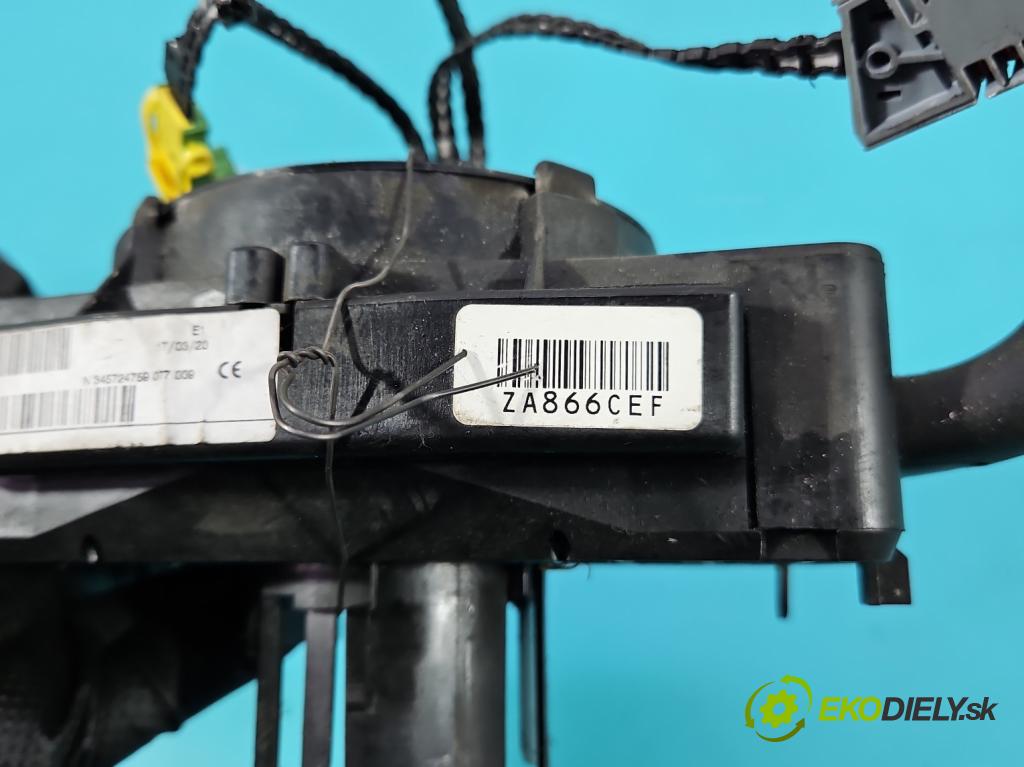 Citroen Berlingo I 1996-2008 2.0 hdi 90 hp manual 66 kW 1997 cm3 5- Přepínač sdružený 345724759 (Páčky pod volantem)