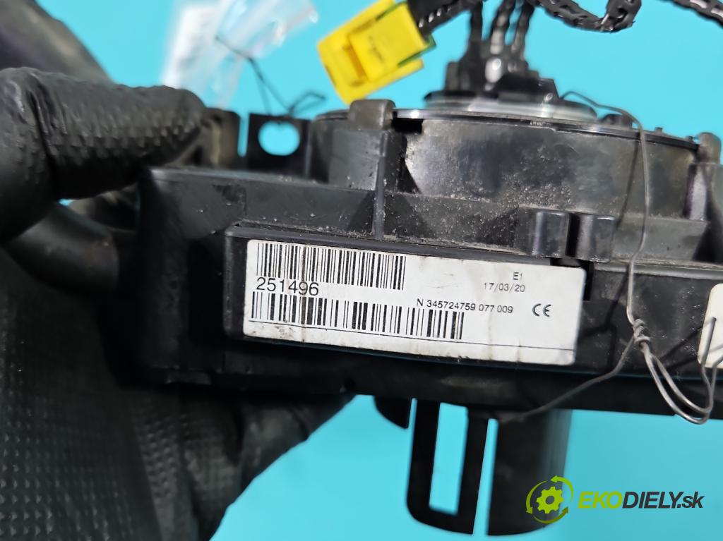 Citroen Berlingo I 1996-2008 2.0 hdi 90 hp manual 66 kW 1997 cm3 5- Přepínač sdružený 345724759 (Páčky pod volantem)