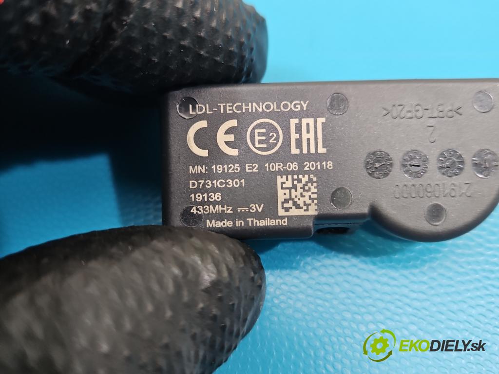 Toyota Auris II 2012-2018 1.8 hybrid 99 HP automatic 73 kW 1798 cm3 5- snímač tlak: pneumatika 2191060000 (Snímač tlaku v pneumatike)