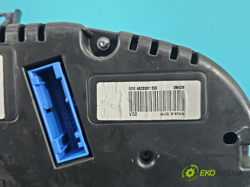 Seat Ibiza IV 6J 2008-2017 1.4 16V 86 HP manual 63 kW 1390 cm3 3- prístrojovka/ budíky 6J0920800K (Prístrojová doska)