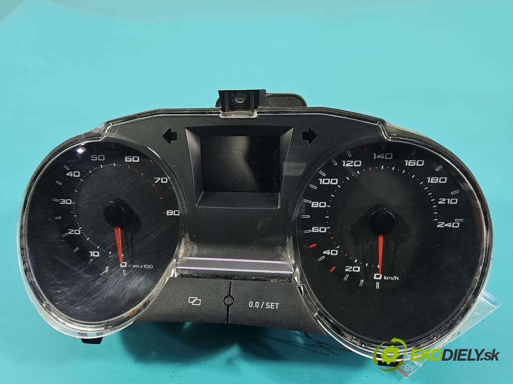 Seat Ibiza IV 6J 2008-2017 1.4 16V 86 HP manual 63 kW 1390 cm3 3- prístrojovka/ budíky 6J0920800K (Prístrojová doska)