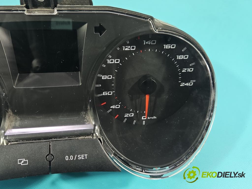 Seat Ibiza IV 6J 2008-2017 1.4 16V 86 HP manual 63 kW 1390 cm3 3- prístrojovka/ budíky 6J0920800K (Prístrojová doska)