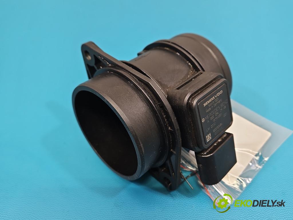 Mercedes A W169 2004-2012 2.0 cdi 140 HP manual 103 kW 1991 cm3 5- průtokoměr: 5WK97003 (Váha vzduchu)