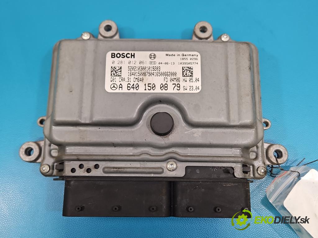 Mercedes A W169 2004-2012 2.0 cdi 140 HP manual 103 kW 1991 cm3 5- riadiaca jednotka motora 0281012061