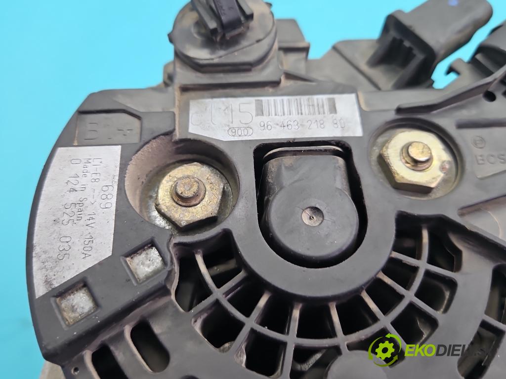 Peugeot 307 1.6 hdi 90 HP manual 66.2 kW 1560 cm3 5- Alternator 9646321880 (Alternátor)