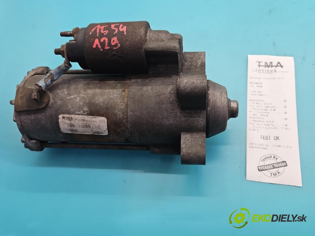 Ford S-max I 2006-2015 2.2 tdci 175 HP manual 129 kW 2179 cm3 5- štartér 6G9N-11000-GC (Štartér)