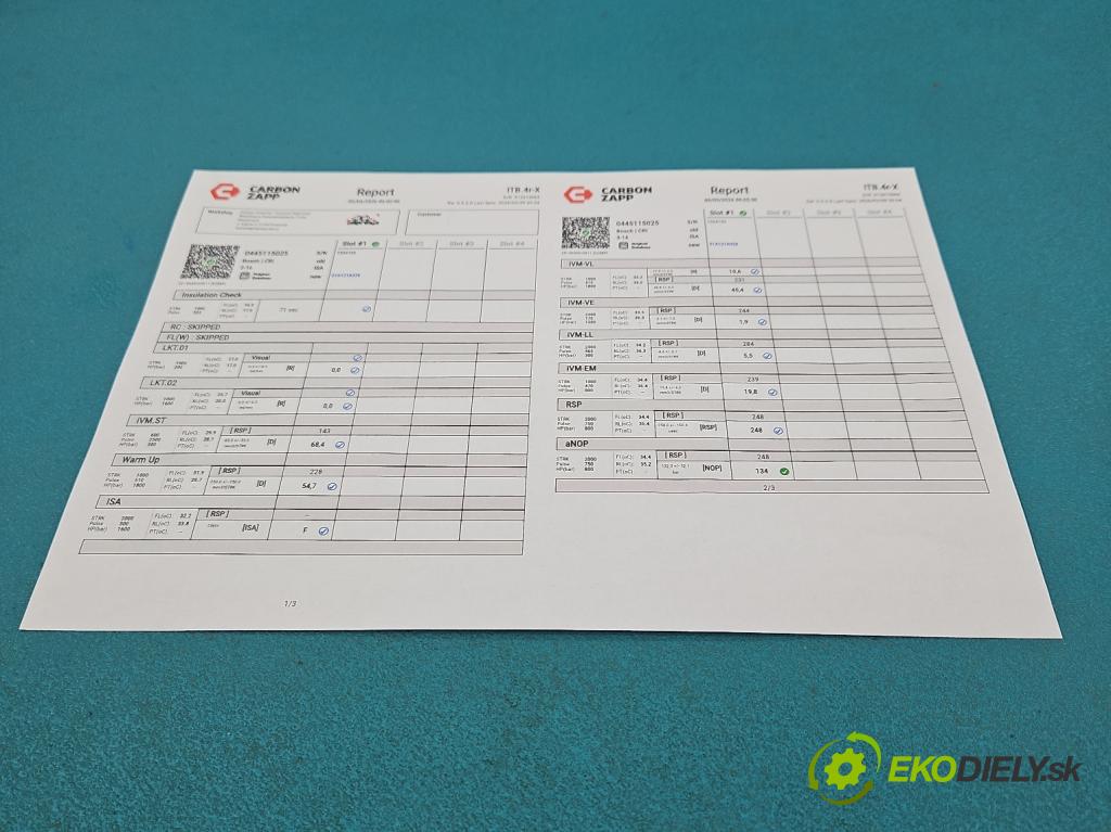 Ford S-max I 2006-2015 2.2 tdci 175 HP manual 129 kW 2179 cm3 5- vstrek 0445115025 (Vstrekovač paliva)