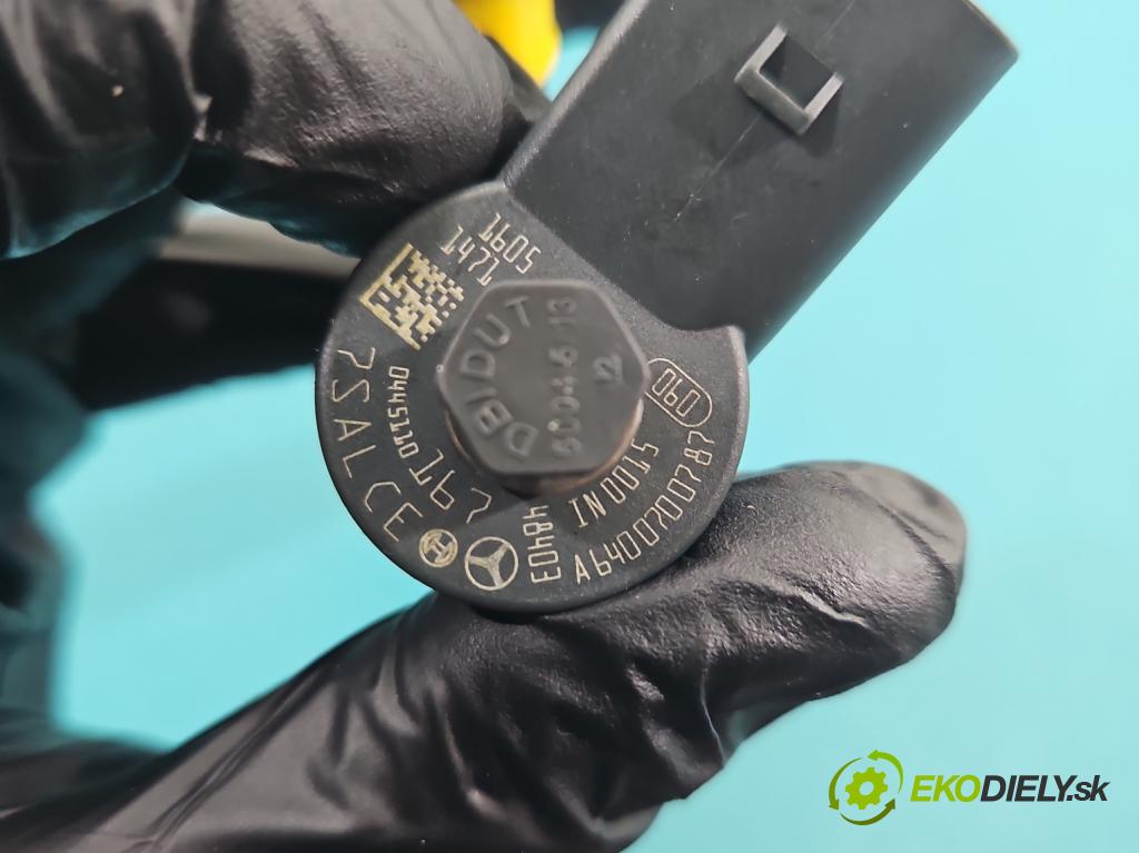 Mercedes A W169 2004-2012 2.0 cdi 140 HP manual 103 kW 1991 cm3 5- vstrek 0445110167 (Vstrekovač paliva)