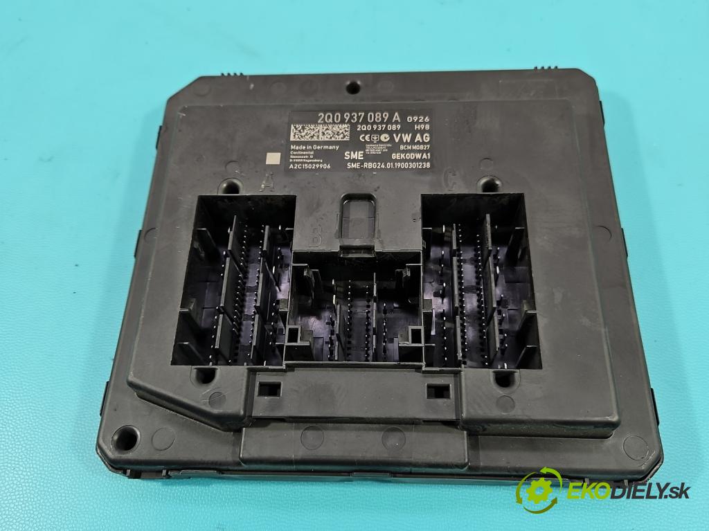 Skoda Fabia III 2014- 2021 1.0 TSI 95 HP manual 70 kW 999 cm3 5- riadiaca jednotka komfortu 2Q0937089A