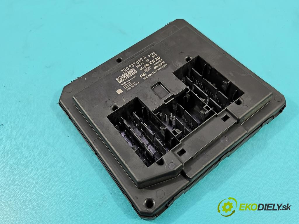 Skoda Fabia III 2014- 2021 1.0 TSI 95 HP manual 70 kW 999 cm3 5- riadiaca jednotka komfortu 2Q0937089A
