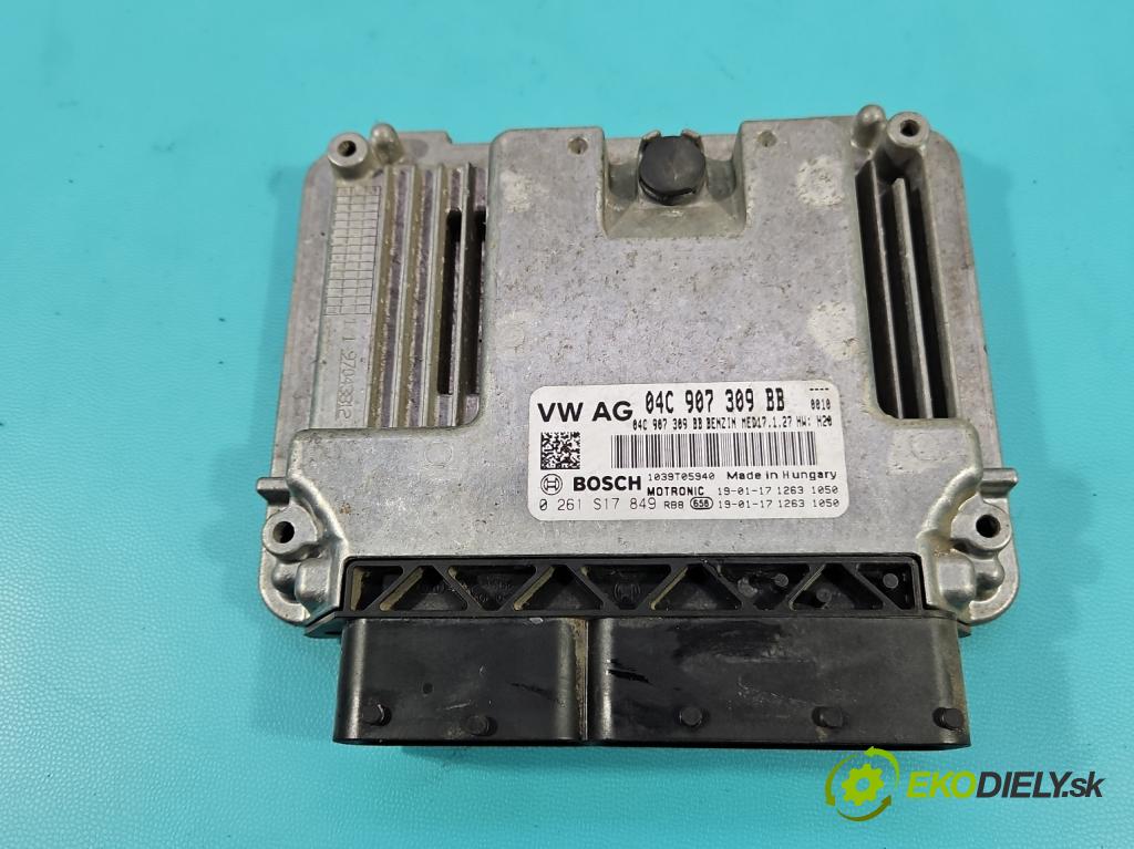 Skoda Fabia III 2014- 2021 1.0 TSI 95 HP manual 70 kW 999 cm3 5- riadiaca jednotka motora 04C907309BB