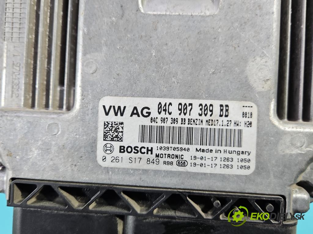 Skoda Fabia III 2014- 2021 1.0 TSI 95 HP manual 70 kW 999 cm3 5- riadiaca jednotka motora 04C907309BB