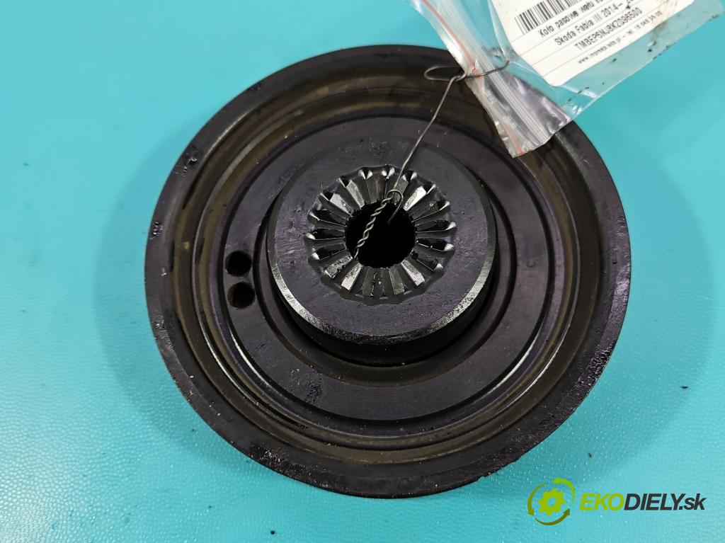 Skoda Fabia III 2014- 2021 1.0 TSI 95 HP manual 70 kW 999 cm3 5- koleso pás: hriadele kľukovej 04C105243T