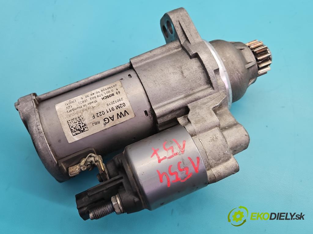 Skoda Fabia III 2014- 2021 1.0 TSI 95 HP manual 70 kW 999 cm3 5- štartér 0001179602 (Štartér)