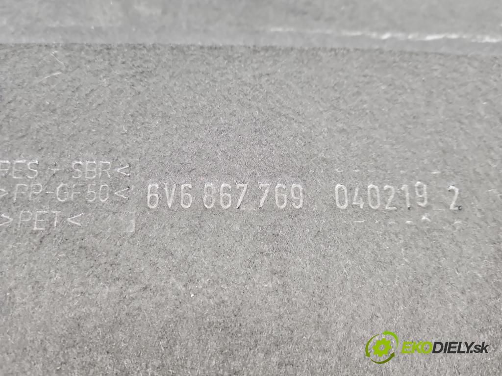 Skoda Fabia III 2014- 2021 1.0 TSI 95 HP manual 70 kW 999 cm3 5- zadná 6V6867769 (Pláto kufra)
