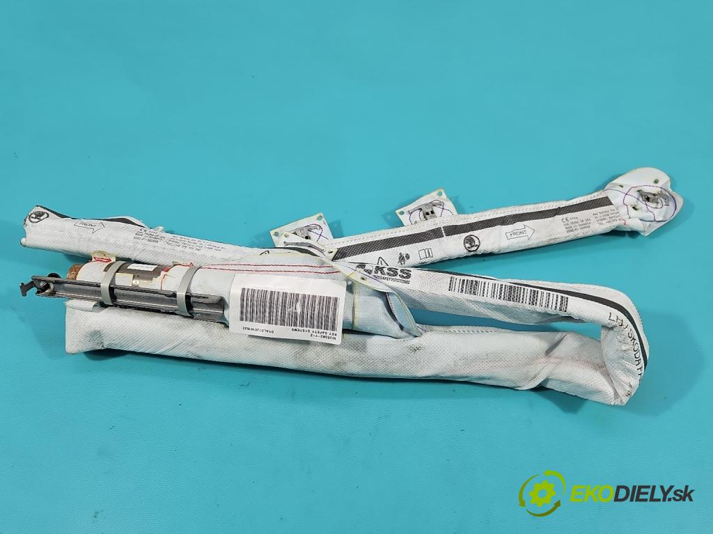 Skoda Fabia III 2014- 2021 1.0 TSI 95 hp manual 70 kW 999 cm3 5- Záclona: levé 6V0880741E