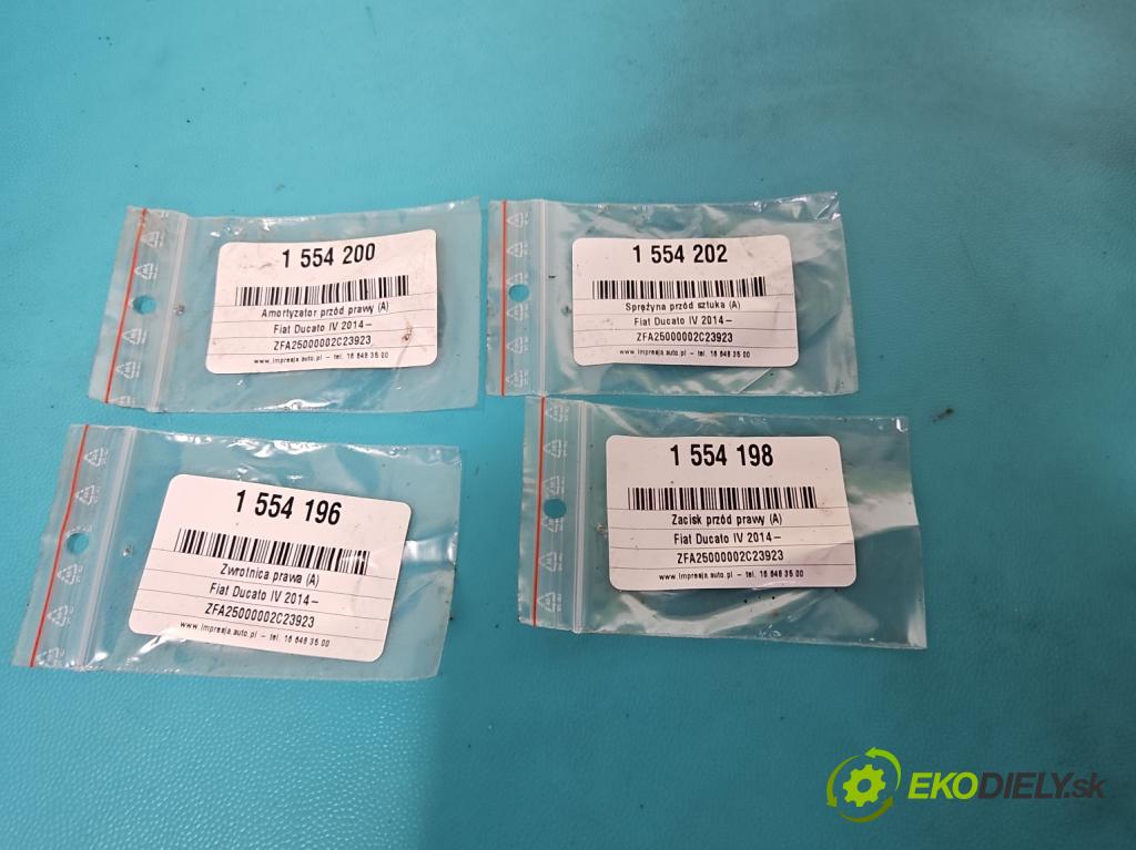 Fiat Ducato IV 2014- 2.3 jtd 131 HP manual 96 kW 2287 cm3 5- brzdič predné pravý  (Kľučka dverí ostatné)
