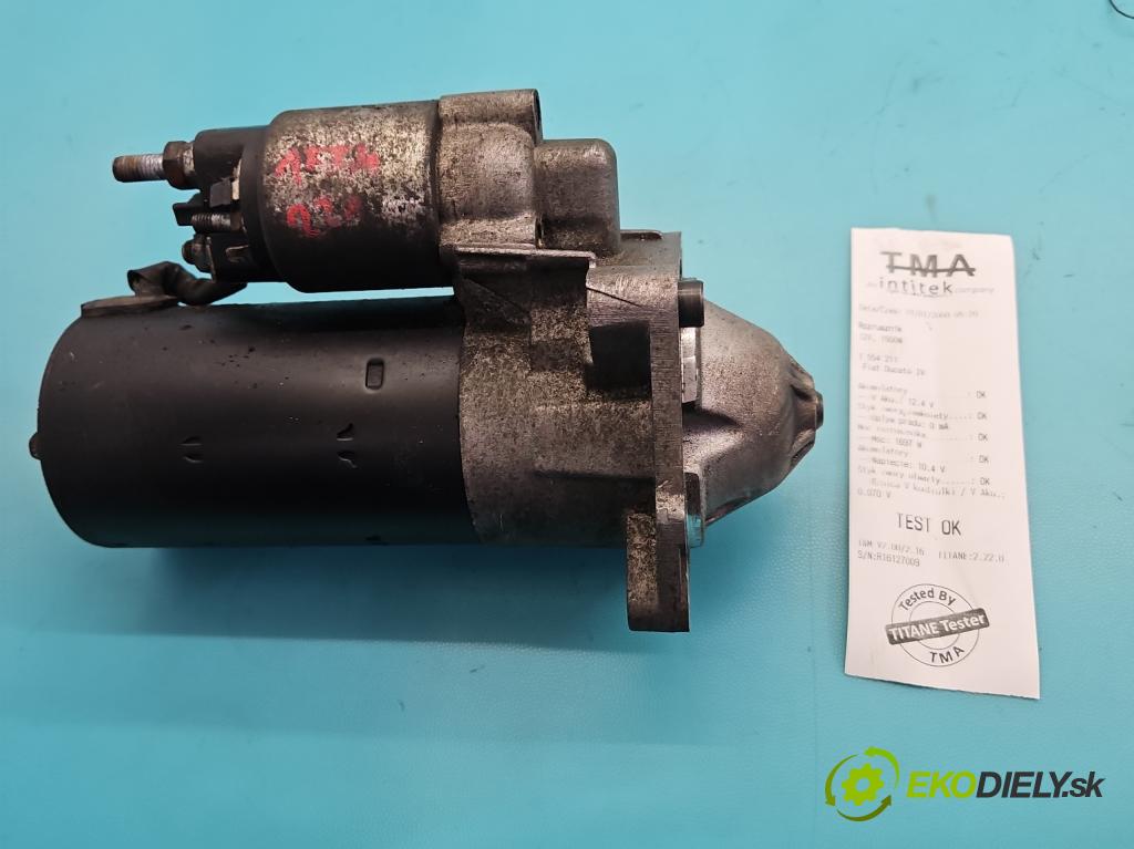 Fiat Ducato IV 2014- 2.3 jtd 131 HP manual 96 kW 2287 cm3 5- štartér  (Štartér)