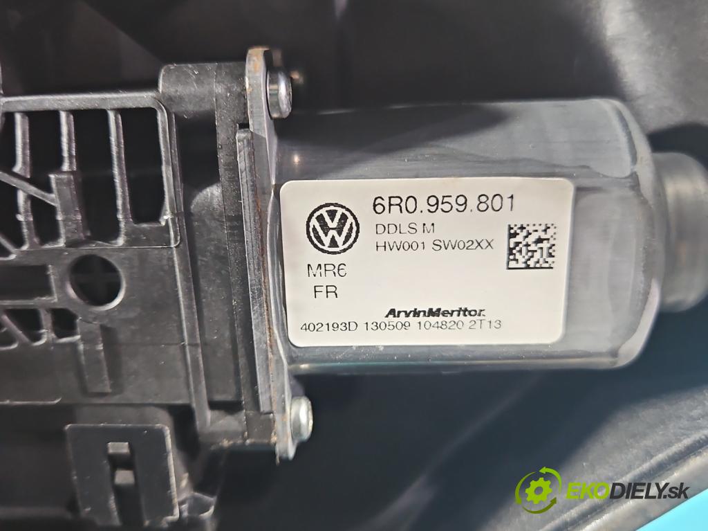 Seat Ibiza IV 6J 2008-2017 1.4 16V 86 HP manual 63 kW 1390 cm3 3- mechanizmus okna predné ľavý 6R0959801