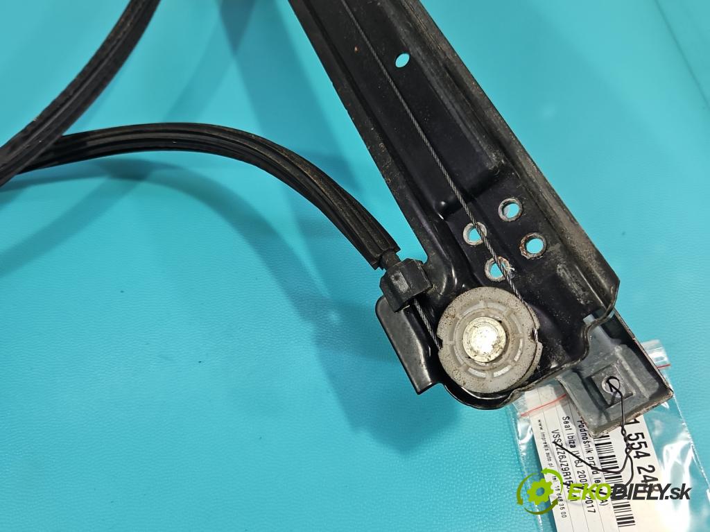 Seat Ibiza IV 6J 2008-2017 1.4 16V 86 HP manual 63 kW 1390 cm3 3- mechanizmus okna predné ľavý 6R0959801