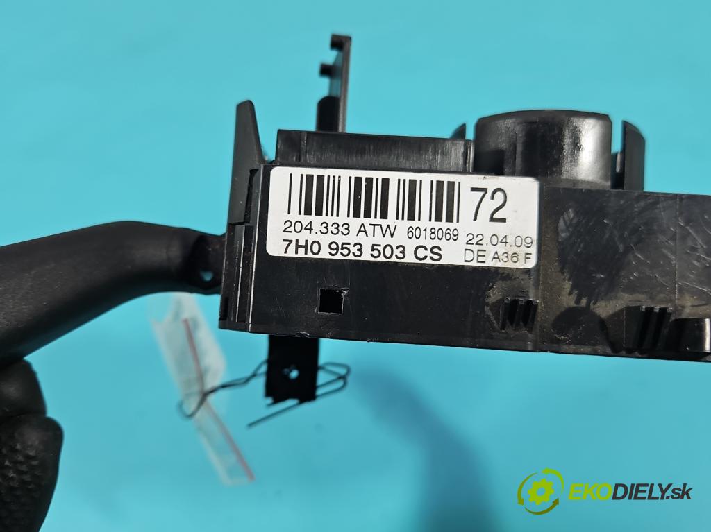 Seat Ibiza IV 6J 2008-2017 1.4 16V 86 hp manual 63 kW 1390 cm3 3- Přepínač sdružený 7H0953503CS (Páčky pod volantem)