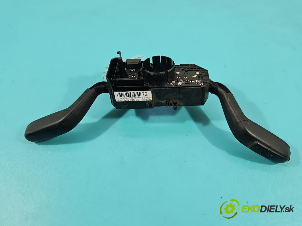 Seat Ibiza IV 6J 2008-2017 1.4 16V 86 hp manual 63 kW 1390 cm3 3- Přepínač sdružený 7H0953503CS (Páčky pod volantem)