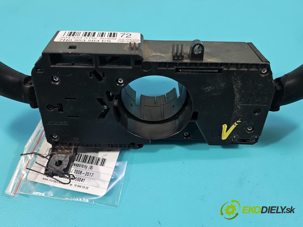 Seat Ibiza IV 6J 2008-2017 1.4 16V 86 hp manual 63 kW 1390 cm3 3- Přepínač sdružený 7H0953503CS (Páčky pod volantem)