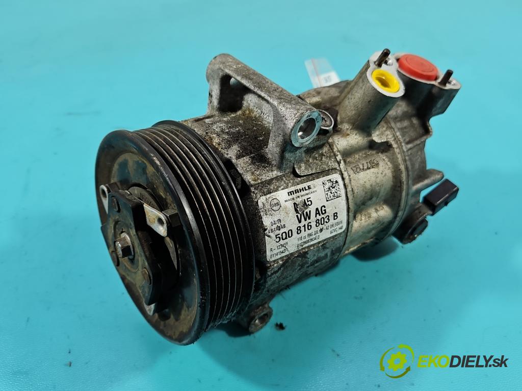 Skoda Fabia III 2014- 2021 1.0 TSI 95 hp manual 70 kW 999 cm3 5- Kompresor: klíma 5Q0816803B (Kompresor klimatizace)