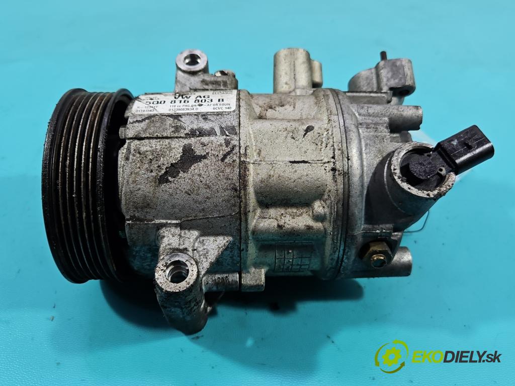 Skoda Fabia III 2014- 2021 1.0 TSI 95 hp manual 70 kW 999 cm3 5- Kompresor: klíma 5Q0816803B (Kompresor klimatizace)