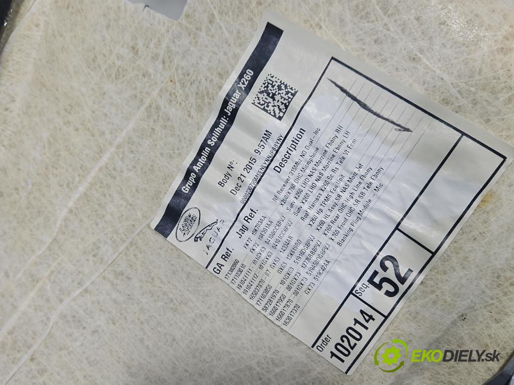 Jaguar XF II X260 2015- 14el. JAK na fotkách