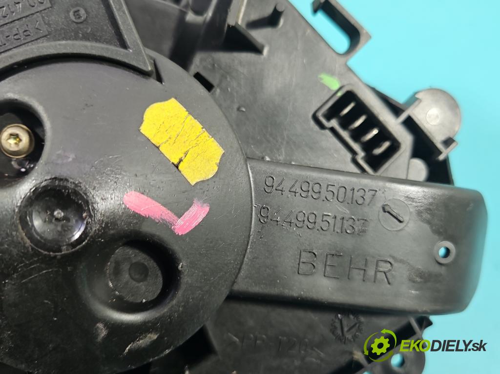 Citroen Evasion 2.0 hdi 109 HP manual 80 kW 1997 cm3 5- ventilátor vzduchu 9449950137