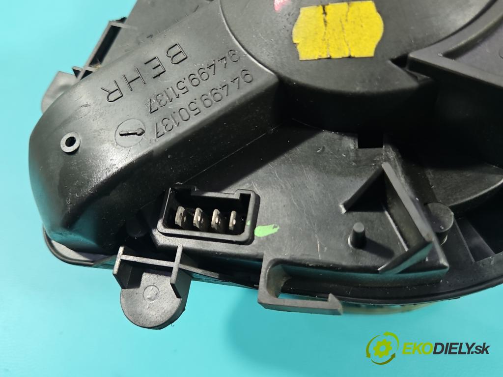 Citroen Evasion 2.0 hdi 109 HP manual 80 kW 1997 cm3 5- ventilátor vzduchu 9449950137