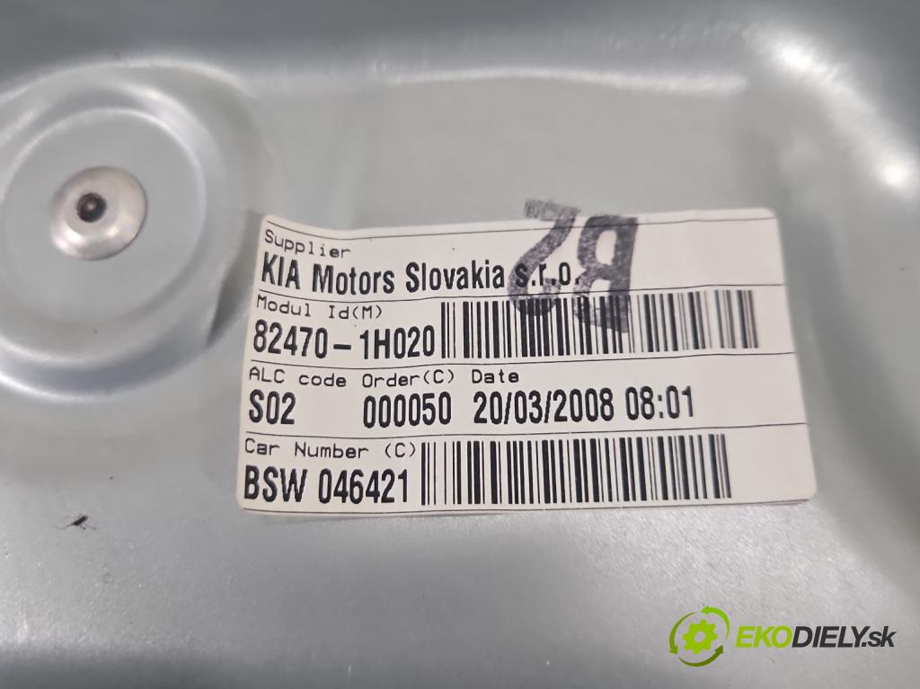 Kia Ceed I 2006-2012 1.6 crdi 114 HP automatic 84 kW 1582 cm3 5- mechanizmus okna predné ľavý 402055D