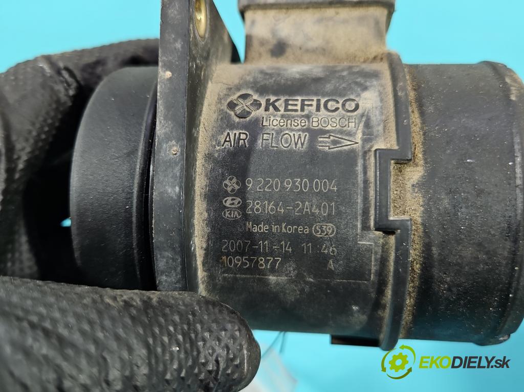 Kia Ceed I 2006-2012 1.6 crdi 114 HP automatic 84 kW 1582 cm3 5- průtokoměr: 9220930004 (Váha vzduchu)