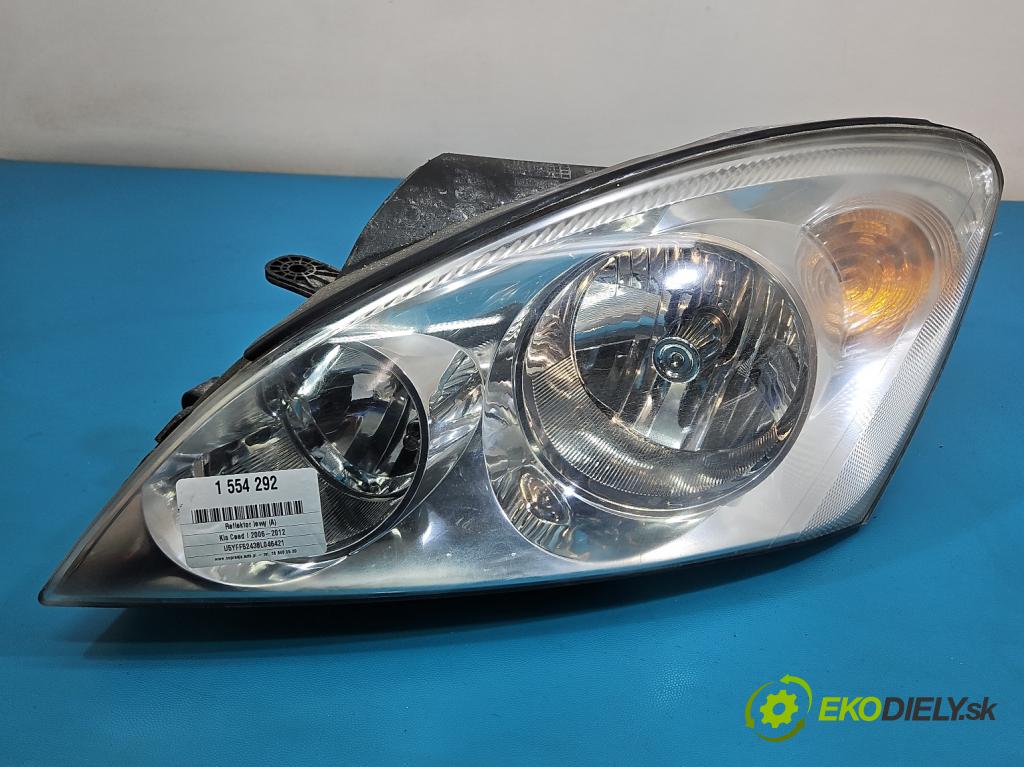 Kia Ceed I 2006-2012 1.6 crdi 114 HP automatic 84 kW 1582 cm3 5- Reflektor: ľavý 92101-1H000 (Kľučka dverí ostatné)